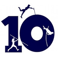 Patriot Pole Vault Club 10 years Logo