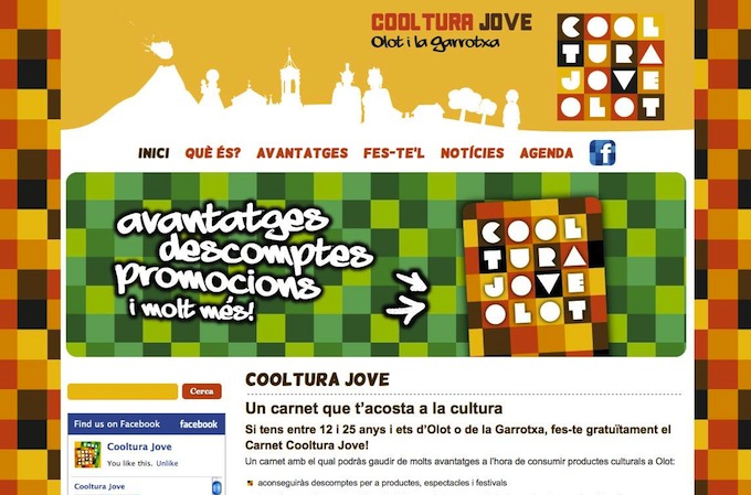 Cooltura Jove Diseño web