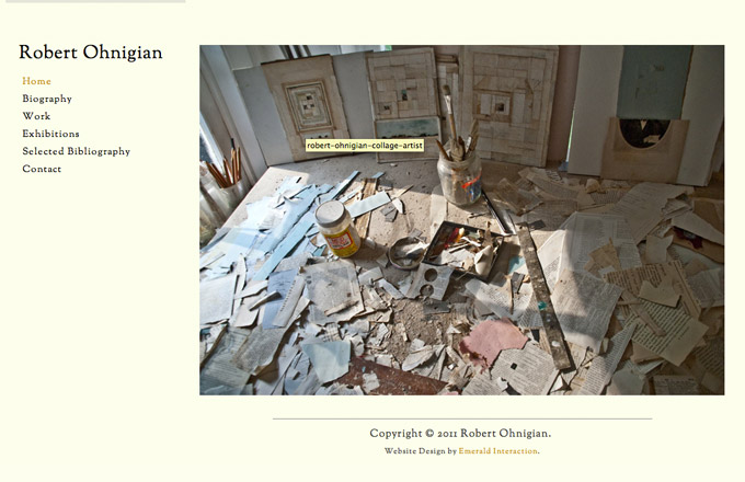 Robert Ohnigian Disseny Web